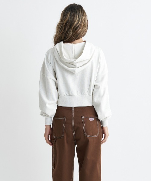 ROXY（ロキシー）の「SQUEEZE THE　DAY　ZI/ロキシージップアップパーカー（パーカー・レディース・ブラック/グレー/レッド・MEDIUM/LARGE/SMALL）」の6枚目の写真