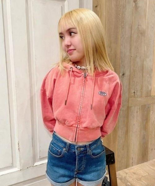 ROXY（ロキシー）の「SQUEEZE THE　DAY　ZI/ロキシージップアップパーカー（パーカー・レディース・ブラック/グレー/レッド・MEDIUM/LARGE/SMALL）」の8枚目の写真