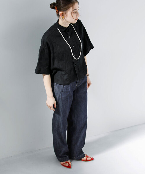 La TOTALITE(ラトータリテ)の「【Munich/ミューニック】tencel cotton denim(デニムパンツ・レディース・コバルトブルー/ブルー系その他・FREE)」の18枚目の写真