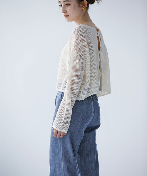 La TOTALITE(ラトータリテ)の「【Munich/ミューニック】tencel cotton denim(デニムパンツ・レディース・コバルトブルー/ブルー系その他・FREE)」の21枚目の写真
