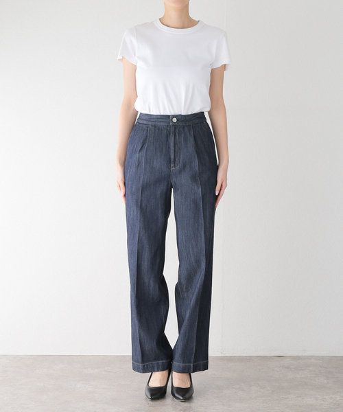 La TOTALITE(ラトータリテ)の「【Munich/ミューニック】tencel cotton denim(デニムパンツ・レディース・コバルトブルー/ブルー系その他・FREE)」の22枚目の写真