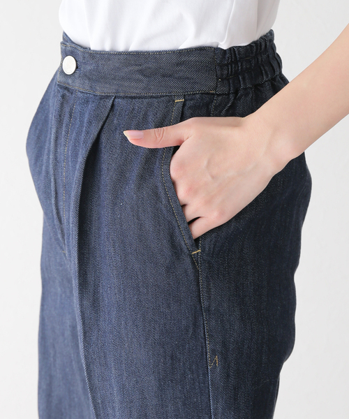 La TOTALITE(ラトータリテ)の「【Munich/ミューニック】tencel cotton denim(デニムパンツ・レディース・コバルトブルー/ブルー系その他・FREE)」の5枚目の写真