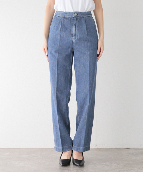 La TOTALITE(ラトータリテ)の「【Munich/ミューニック】tencel cotton denim(デニムパンツ・レディース・コバルトブルー/ブルー系その他・FREE)」の14枚目の写真