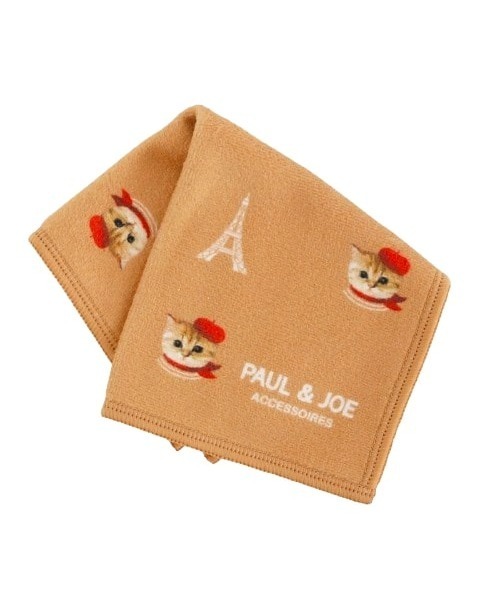 PAUL & JOE ACCESSOIRES（ポールアンドジョーアクセソワ）の「スマホ拭きハンカチ/S<パリヌネット>/ PAUL & JOE ACCESSOIRES（ハンカチ/ハンドタオル・レディース・ベージュ/ブルー/ブラック・FREE）」の2枚目の写真