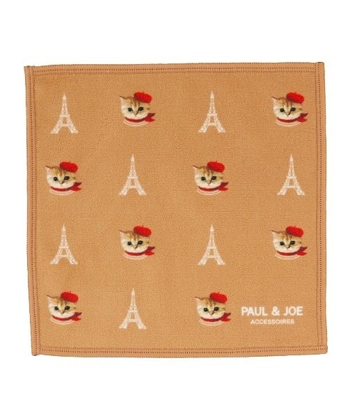 PAUL & JOE ACCESSOIRES（ポールアンドジョーアクセソワ）の「スマホ拭きハンカチ/S<パリヌネット>/ PAUL & JOE ACCESSOIRES（ハンカチ/ハンドタオル・レディース・ベージュ/ブルー/ブラック・FREE）」の5枚目の写真