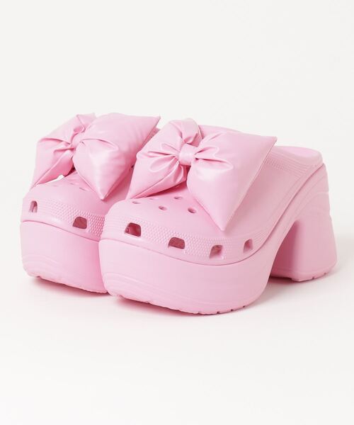 crocs（クロックス）の「crocs Siren Bow Clog / クロックス サイレン ボウ クロッグ（サンダル・レディース・ピンク・25.0cm/24.0cm/23.0cm/22.0cm）」の8枚目の写真