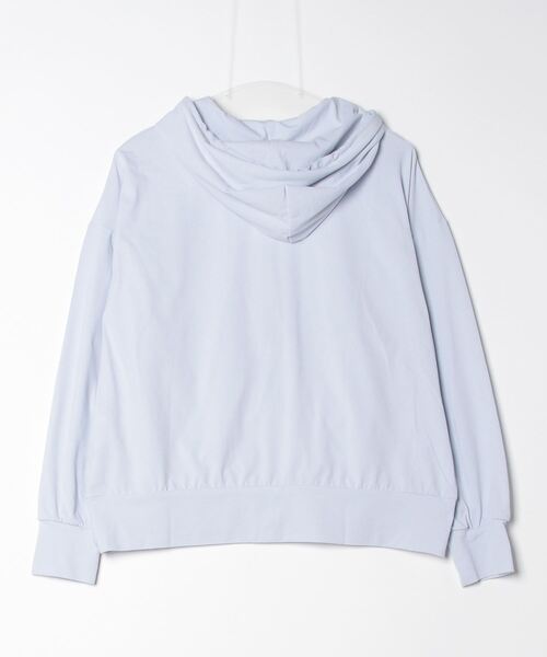 CONVERSE（コンバース）の「コンバース  LT WEIGHT HOODIE（パーカー・レディース・ライトグリーン/ブルー/サンドグレー・L/M）」の4枚目の写真