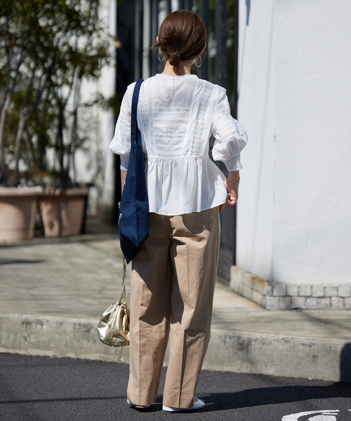 SLOBE IENA（スローブイエナ）の「コットンレーヨンインドレース 