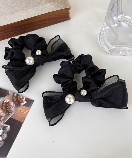 EMIS★韓国人気 PADDED RIBBON HAIRTIE リボンヘアゴム シュシュ EMIS☆韓国人気 PADDED RIBBON HAIRTIE リボンヘアゴム シュシュ