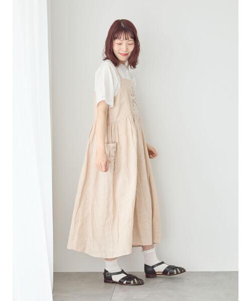 ★最終価格★新品ツハルバイサマンサモスモス くり抜きパーツレース貼りワンピース TSUHARU by Samansa Mos2（ツハルバイサマンサモスモス）の