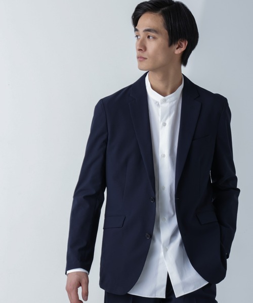 NANO universe(ナノユニバース)の「「Damerino」Air エアサッカーストレッチセットアップ(セットアップ・メンズ・ネイビー/モカ/ブラック・S/XL/L/M)」の8枚目の写真