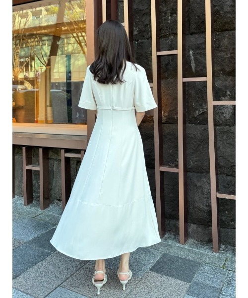 Adelaide Slit Sleeve Belted Dress Mサイズ Adelaide Slit Sleeve