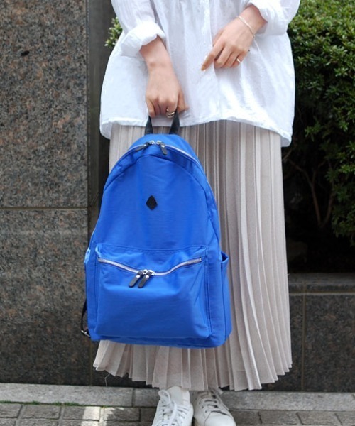 CLEDRAN(クレドラン)の「【軽量】CL3670 PELI RUCK SACK リュックサック(バックパック/リュック・レディース・ブルー/ダークベージュ/イエロー/ブラック/チャコールグレー・FREE)」の7枚目の写真
