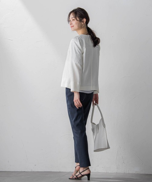 LAUTREAMONT(ロートレアモン)の「FLAXASAフレンチツイルブルゾン≪WEB限定Lサイズ≫(ブルゾン・レディース・ブラウン系その他/ホワイト/ベージュ・11号/9号)」の10枚目の写真