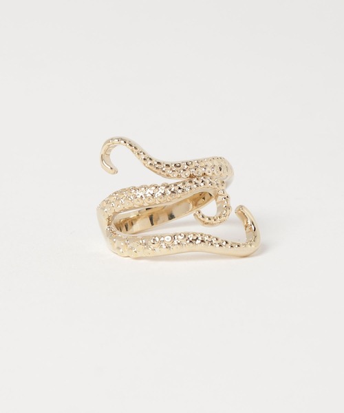 gargle（ガーグル）の「gargle ガーグル：海の生き物シリーズ　タコの足　リング（リング・レディース・シルバー/ゴールド・FREE）」の8枚目の写真