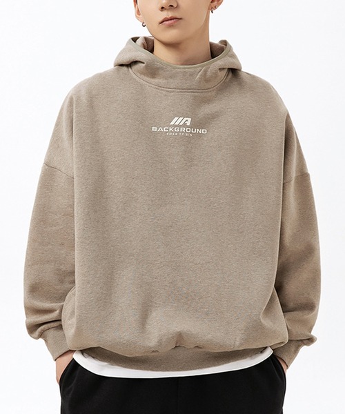 aimoha(アイモハ)の「aimoha outdoor ユニセックス ビッグシルエット スウエットプルオーバー(スウェット・レディース・ブラック/ベージュ/ダークベージュ・MEDIUM/LARGE/X-LARGE)」の6枚目の写真