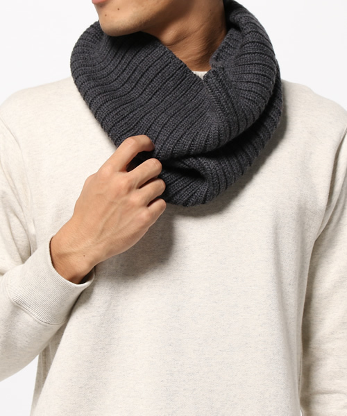 B00997 エイケイエムAKM エクストラファインウール　リブスヌード B00997 エイケイエムAKM エクストラファインウール リブスヌード