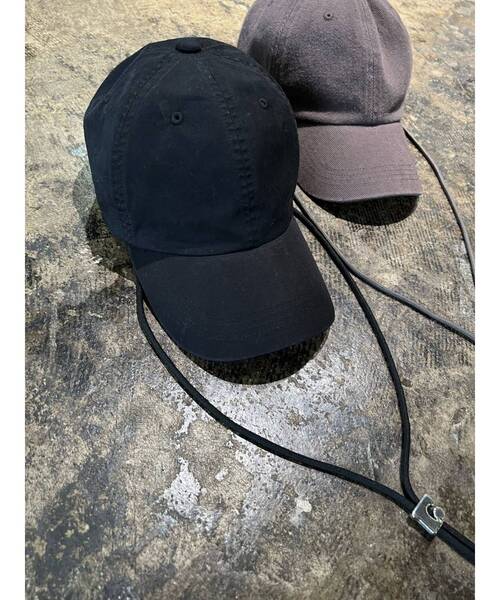 EMODA(エモダ)の「ボックスEツイルキャップ(キャップ・レディース・ブラック/グレー・FREE)」の1枚目の写真