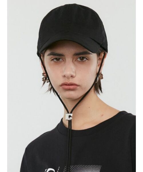 EMODA(エモダ)の「ボックスEツイルキャップ(キャップ・レディース・ブラック/グレー・FREE)」の6枚目の写真