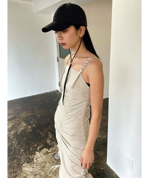 EMODA(エモダ)の「ボックスEツイルキャップ(キャップ・レディース・ブラック/グレー・FREE)」の21枚目の写真