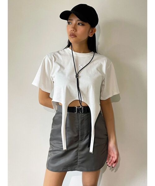 EMODA(エモダ)の「ボックスEツイルキャップ(キャップ・レディース・ブラック/グレー・FREE)」の11枚目の写真