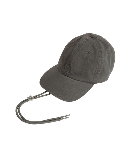 EMODA(エモダ)の「ボックスEツイルキャップ(キャップ・レディース・ブラック/グレー・FREE)」の8枚目の写真