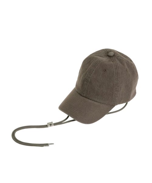 EMODA(エモダ)の「ボックスEツイルキャップ(キャップ・レディース・ブラック/グレー・FREE)」の10枚目の写真