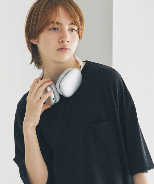 The unormwind（ザアンノームワインド）の「Buyer's Select/TC天竺ワイド胸ポケットスノーウォッシュ加工半袖Tシャツ（Tシャツ/カットソー・メンズ・ベージュ/カーキ/ブラック・L/M/LL）」の7枚目の写真