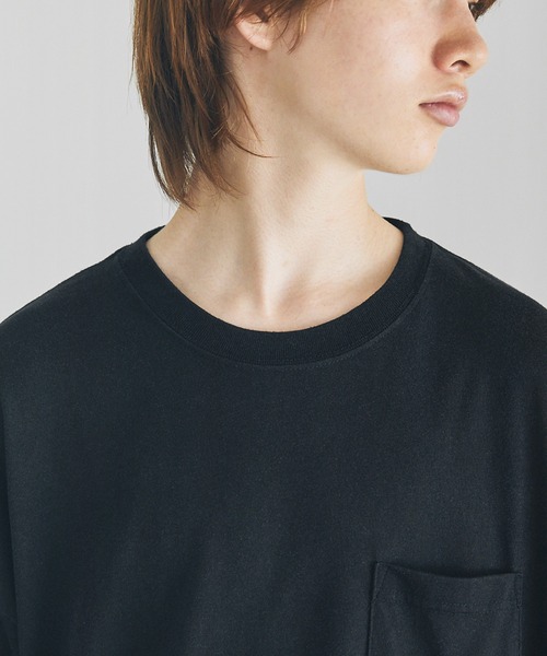 The unormwind（ザアンノームワインド）の「Buyer's Select/TC天竺ワイド胸ポケットスノーウォッシュ加工半袖Tシャツ（Tシャツ/カットソー・メンズ・ベージュ/カーキ/ブラック・L/M/LL）」の11枚目の写真