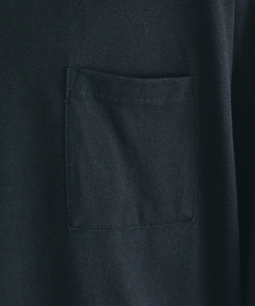 The unormwind（ザアンノームワインド）の「Buyer's Select/TC天竺ワイド胸ポケットスノーウォッシュ加工半袖Tシャツ（Tシャツ/カットソー・メンズ・ベージュ/カーキ/ブラック・L/M/LL）」の13枚目の写真