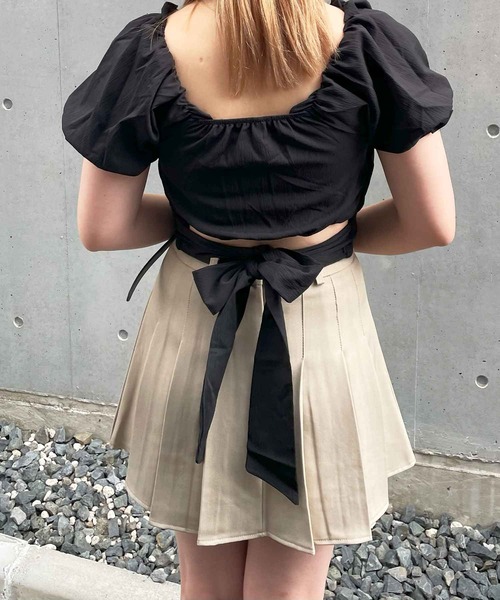 frunco(フランコ)の「ベルト付きプリーツスカート(スカート・レディース・グレー/ベージュ・MEDIUM)」の16枚目の写真
