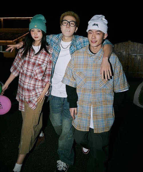 MGV（エムジーヴィー）の「Street Check Short-Sleeve Shirt（シャツ/ブラウス・メンズ・レッド/イエロー/ブルー・MEDIUM/LARGE/X-LARGE）」の20枚目の写真