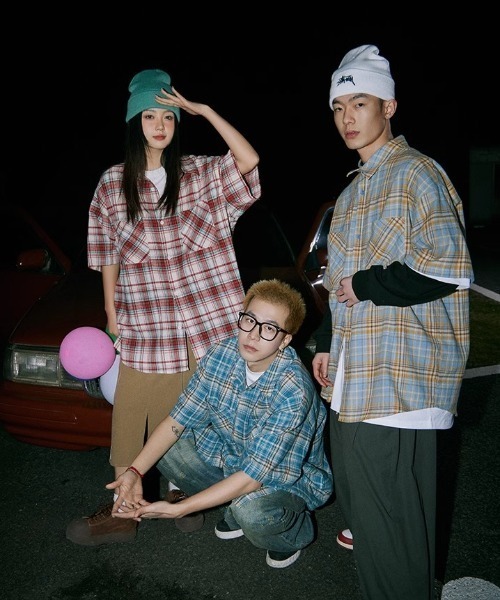 MGV（エムジーヴィー）の「Street Check Short-Sleeve Shirt（シャツ/ブラウス・メンズ・レッド/イエロー/ブルー・MEDIUM/LARGE/X-LARGE）」の17枚目の写真