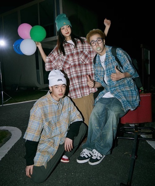 MGV（エムジーヴィー）の「Street Check Short-Sleeve Shirt（シャツ/ブラウス・メンズ・レッド/イエロー/ブルー・MEDIUM/LARGE/X-LARGE）」の15枚目の写真