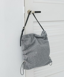 VIS | 【A4収納】ラメニットクシュクシュショルダーバッグ(ショルダーバッグ)