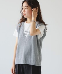 B:MING by BEAMS | 畦編み ニットベスト(ベスト)