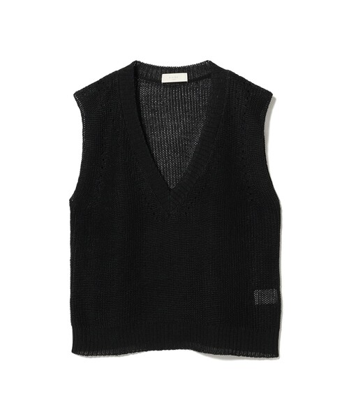 B:MING by BEAMS（ビーミングバイビームス）の「畦編み ニットベスト（ベスト・レディース・ブラック/ブラウン系その他/グレー・ONE SIZE）」の20枚目の写真