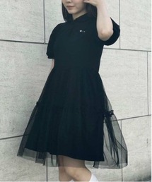 F i.n.t | チュールドッキングポロミニワンピース(ワンピース)