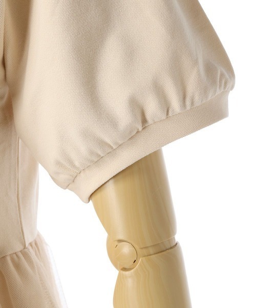 F i.n.t（フィント）の「チュールドッキングポロミニワンピース/fint（ワンピース・レディース・ライトグレー/ブラック/ピンクベージュ・FREE）」の22枚目の写真