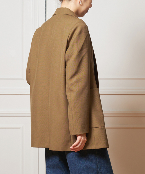 IENA LA BOUCLE イエナ ジャケット ウール IENA LA BOUCLE 強撚サージ