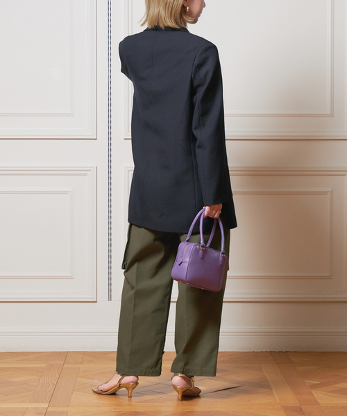 IENA LA BOUCLE 強撚サージテーラードジャケット（テーラード