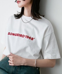 【forksy.】フロッキーロゴプリントTシャツ
