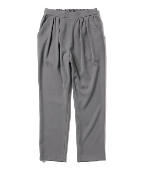 BEAMS LIGHTS Women's(ビームスライツ ウィメンズ)の「BEAMS LIGHTS / ジョーゼット サルエルパンツ(その他パンツ・レディース・グレー/ブラック/オリーブ・36/38)」の6枚目の写真
