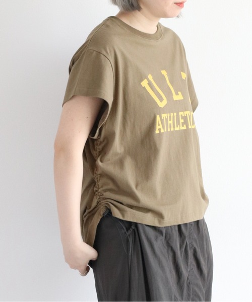 cepo(セポ)の「サイドドロストS/Sプルオーバー(Tシャツ/カットソー・レディース・カーキ/チャコール/オフホワイト・M)」の21枚目の写真