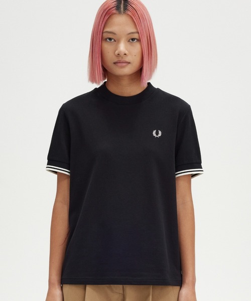フレッドペリー Fred Perry Twin Tipped Fred Perry Shirt レディース シャツ トップス Black 1 フレッドペリー レディース シャツ トップス Twin Tipped Fred