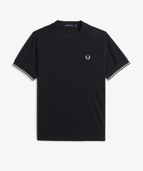 Tシャツ・カットソー FRED PERRY Twin Tipped T-Shirt セール】Twin Tipped T-Shirt／ティップラインTシャツ（Tシャツ