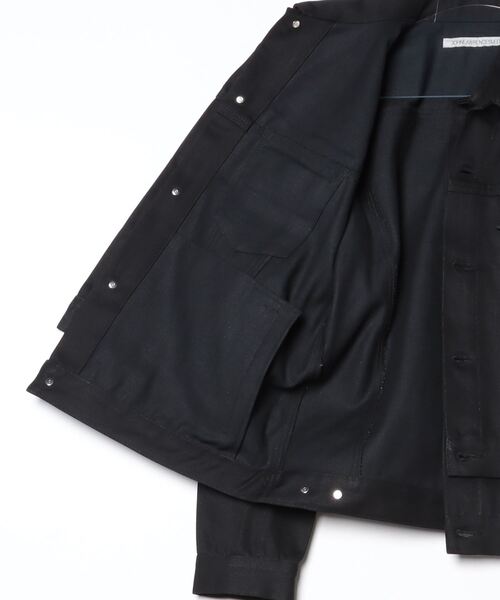 JOHN LAWRENCE SULLIVAN（ジョンローレンスサリバン）の「RIGID DENIM STACKED JACKET（ブルゾン・メンズ・インディゴブルー/ブラック・46/48）」の6枚目の写真