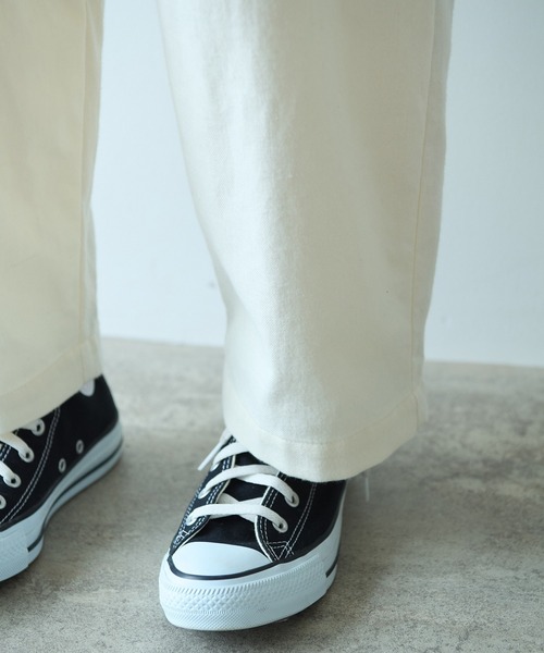 【セール】コットンビエラ起毛 タックパンツ（その他パンツ）｜bulle de savon（ビュルデサボン）