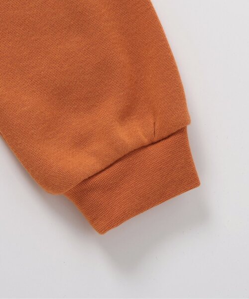 apres les cours(アプレレクール)の「ハート刺繍レイヤードトレーナー(スウェット・キッズ・ピンク/グリーン/オレンジ/ネイビー/グレー・140/130/120/110/100/90/80)」の10枚目の写真