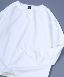 ANPAS | 11oz Ultra Heavy Weight Wide Silhouette Basque T-Shirt/11オンス ウルトラヘビーウェイト バスクTシャツ 長袖Tシャツ ロンT オーバーサイズ ワイドシルエット(Tシャツ/カットソー)